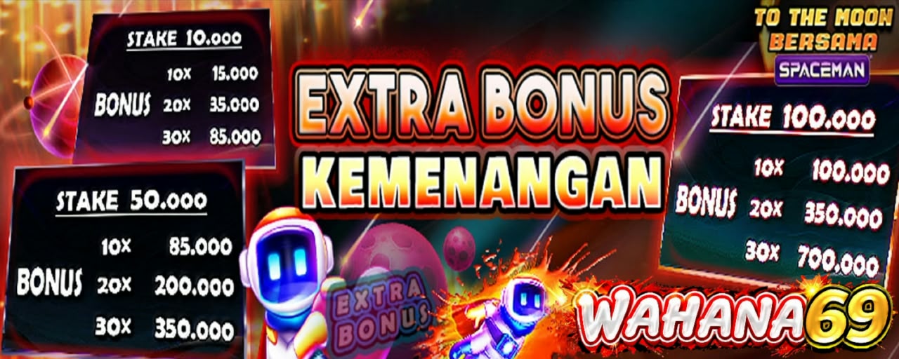 EXTRA BONUS EVENT SPACEMAN KE BULAN !!!