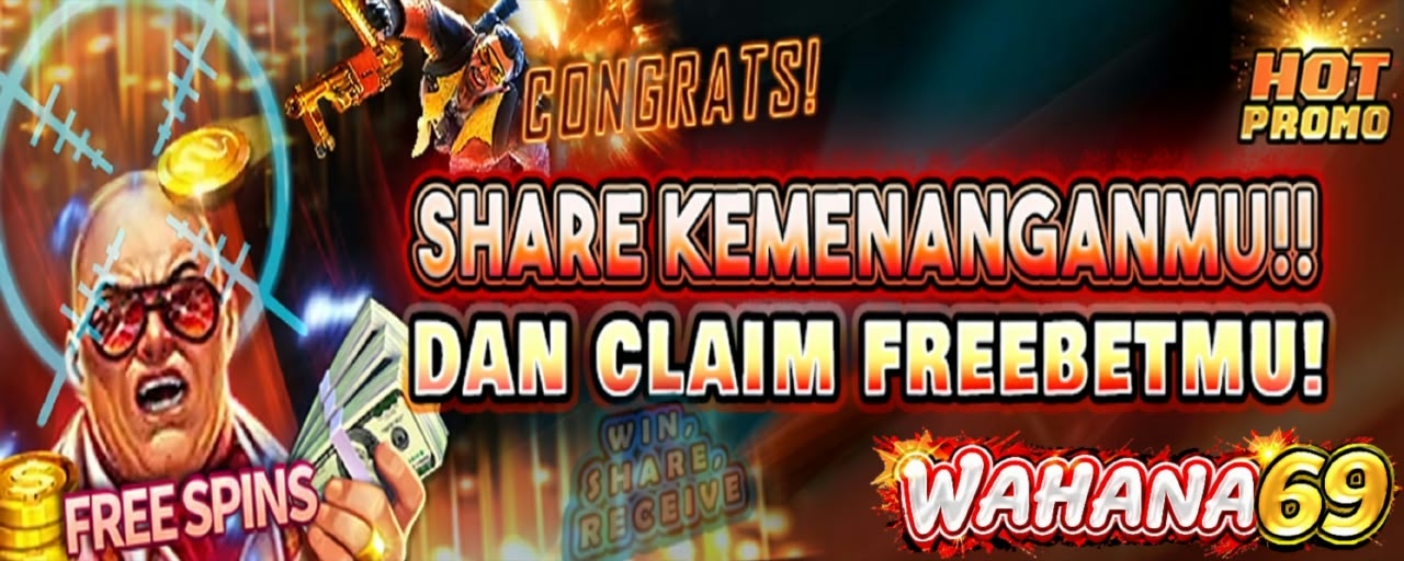PROMO FREEBET SHARE KEMENANGAN!!!